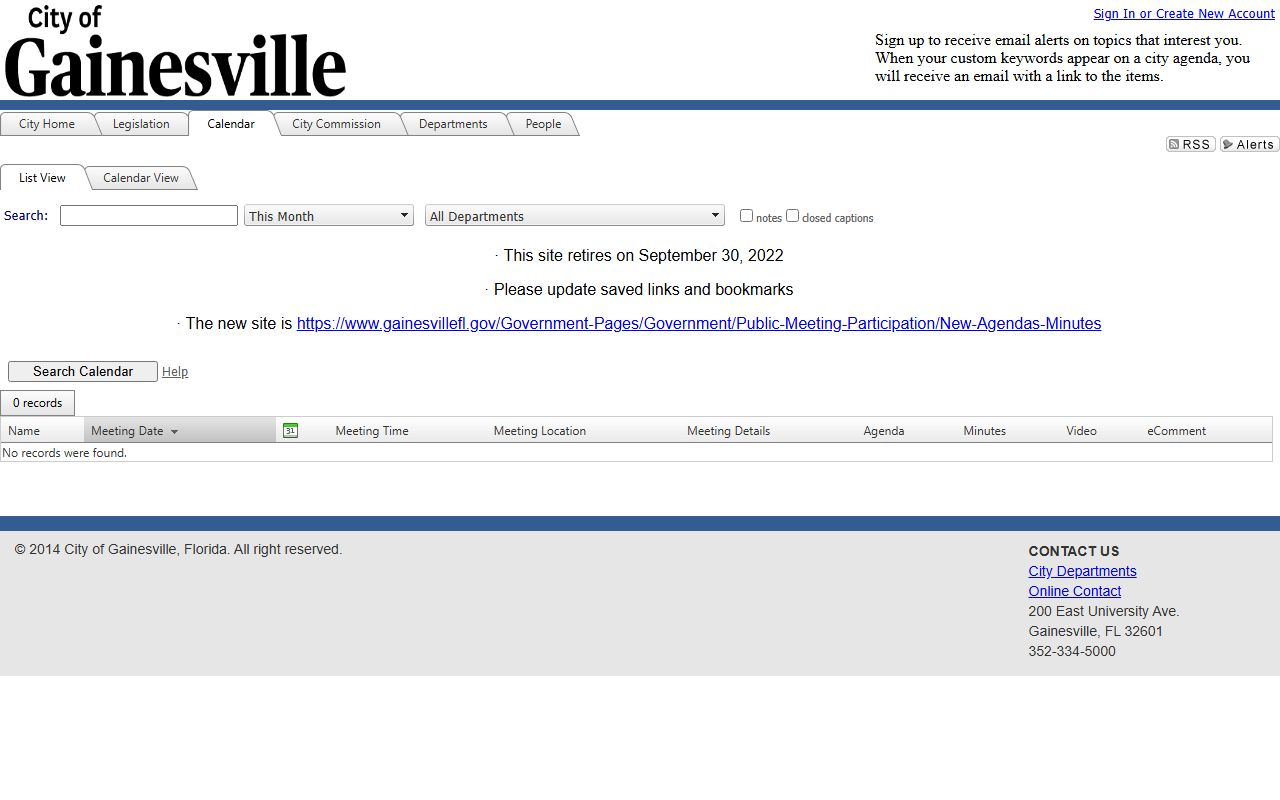 Gainesville city meeting center agendas and minutes phone directory