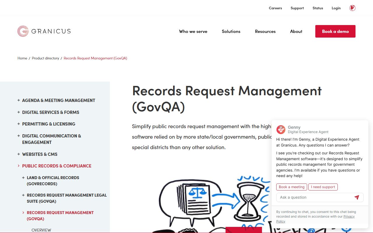 Pembroke Pines phone directory GovQA public records portal
